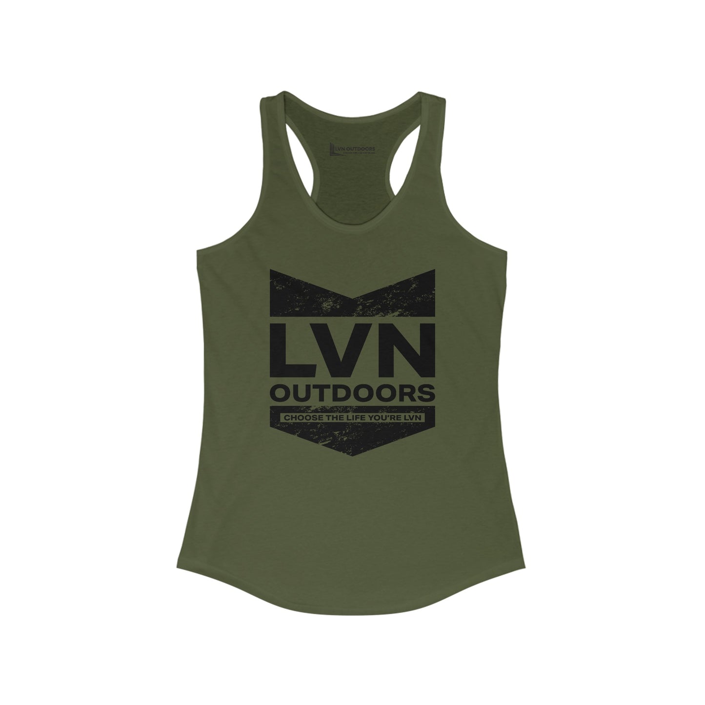 LVN Outdoors Women's Distressed RacerbackTank
