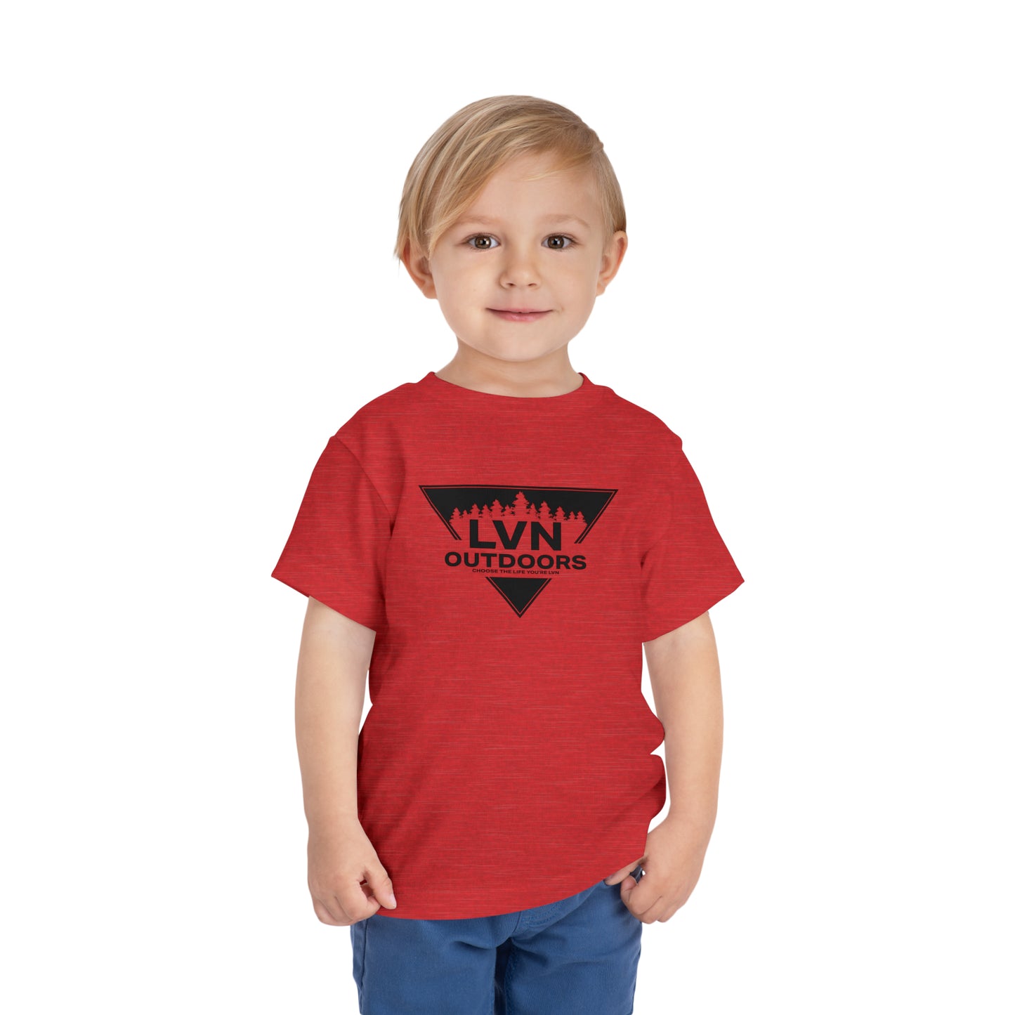 LVN Outdoors Badge-Toddler Short Sleeve Tee