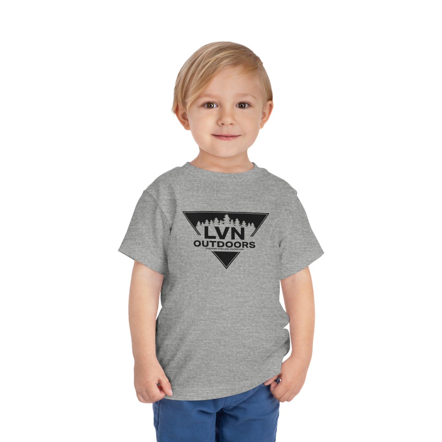 LVN Outdoors Badge-Toddler Short Sleeve Tee
