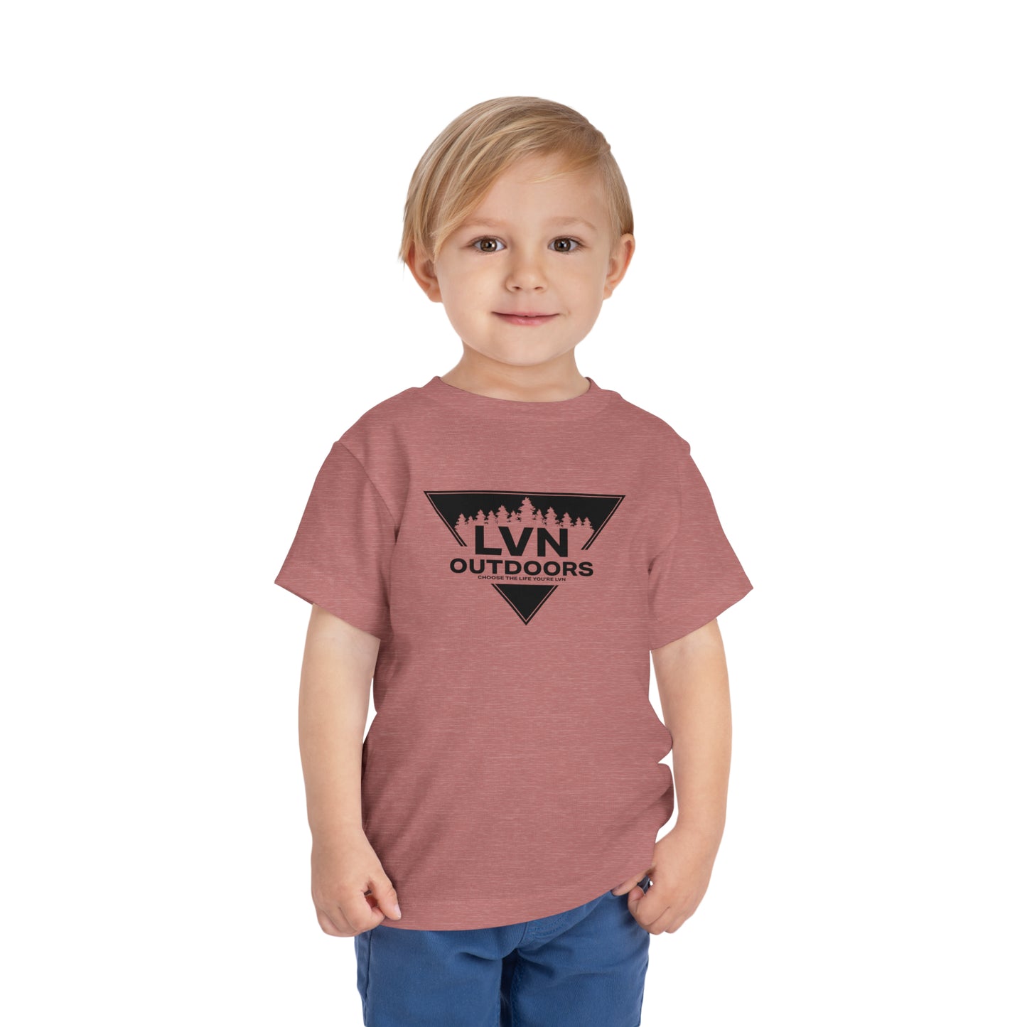 LVN Outdoors Badge-Toddler Short Sleeve Tee