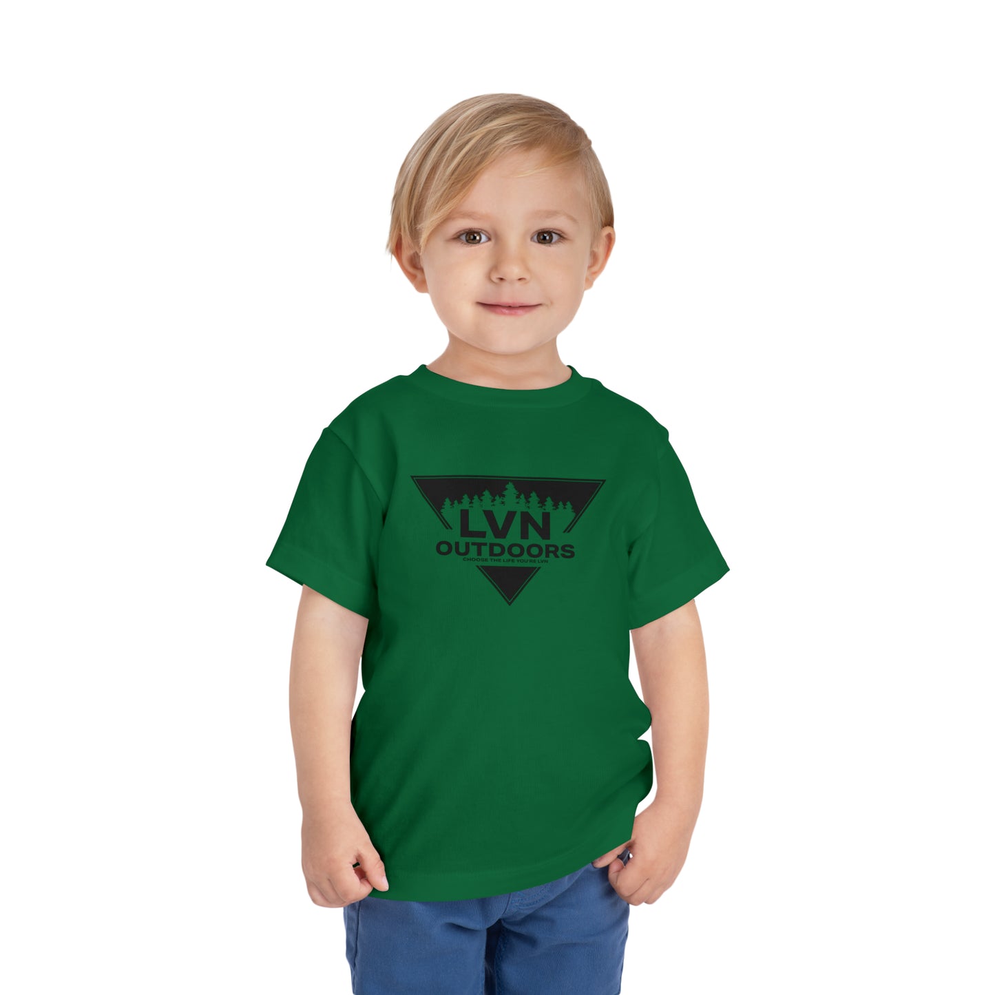 LVN Outdoors Badge-Toddler Short Sleeve Tee