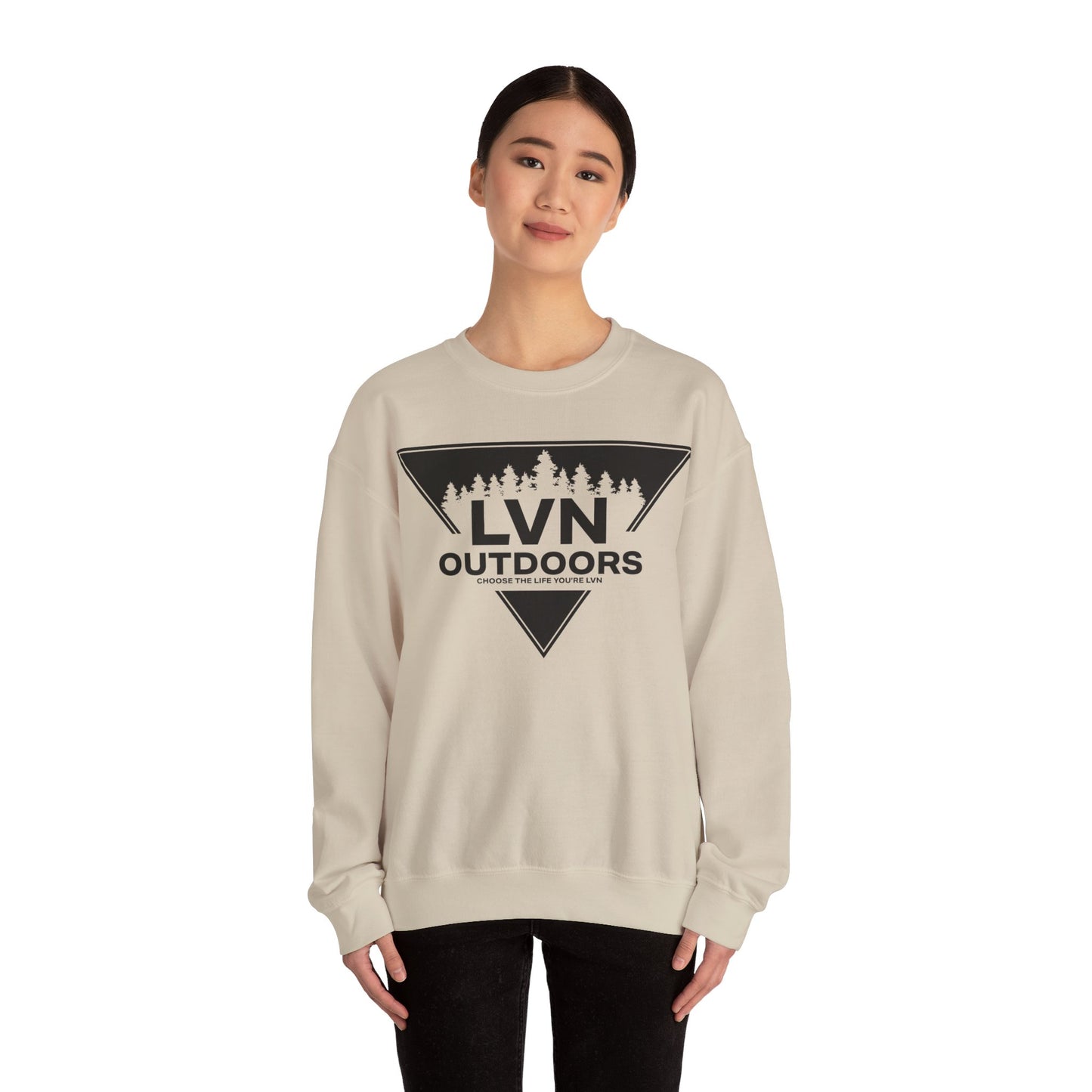 LVN Outdoors- Badge Crewneck Sweatshirt