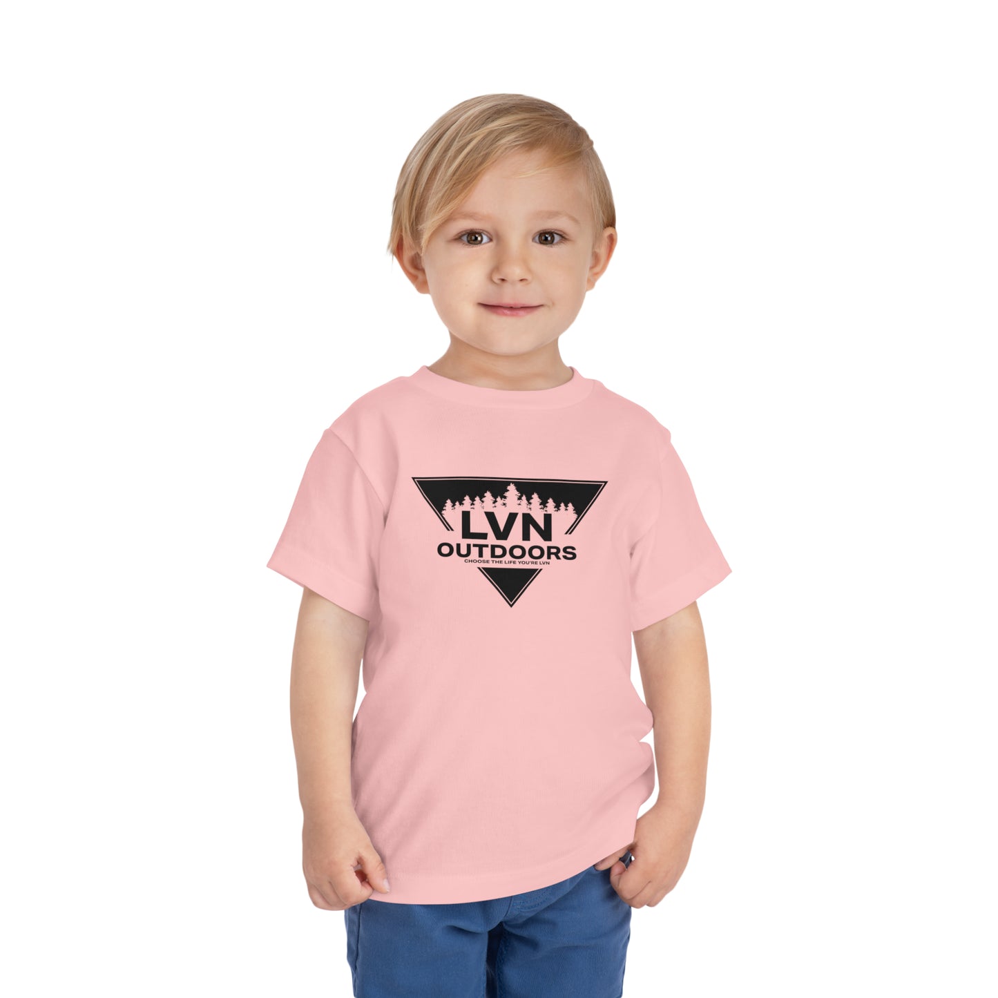 LVN Outdoors Badge-Toddler Short Sleeve Tee