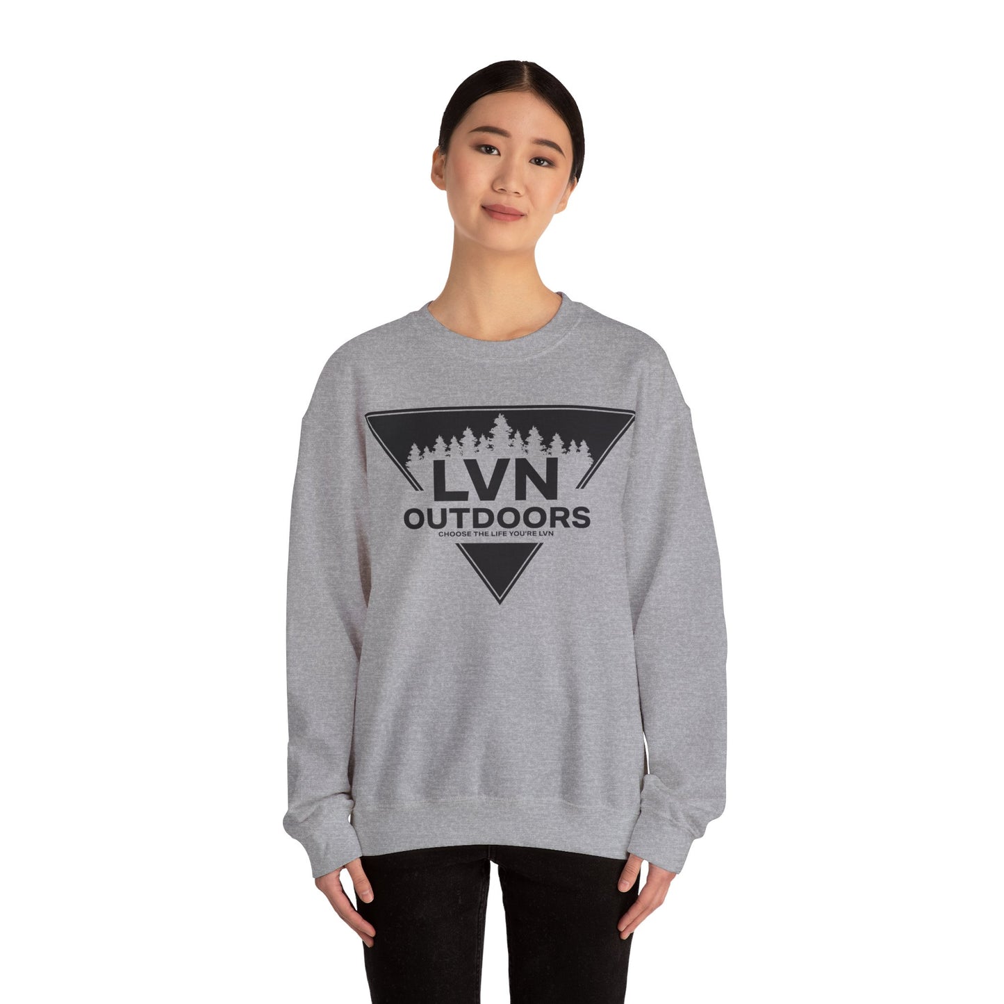 LVN Outdoors- Badge Crewneck Sweatshirt